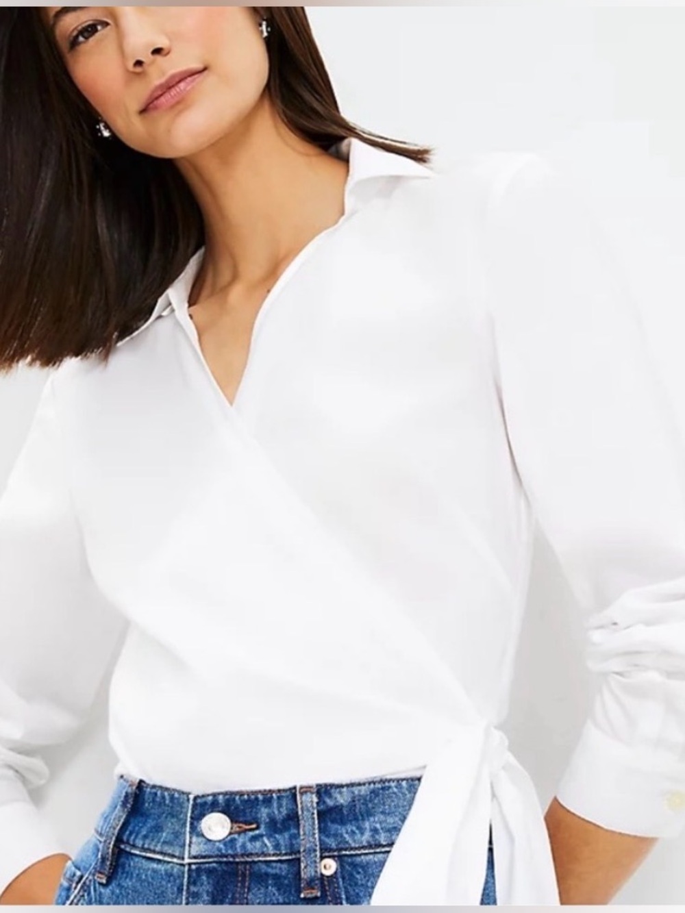 Loft Wrap Blouse